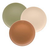 Platos Postre Ceramica Colores Unni Oxford 6p