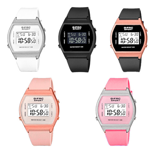 Reloj Dama G-force Mujer Digital Deportivo  A22151 + Estuche