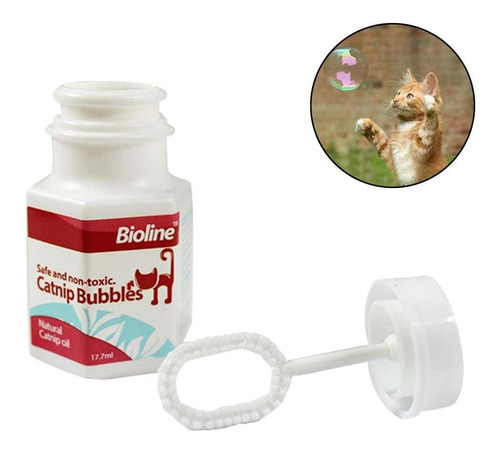 Burbujas Con Hierba Gatera Catnip Bioline 17 Ml