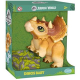 Brinquedo Dinossauro Triceratops Jurassic World Pupee