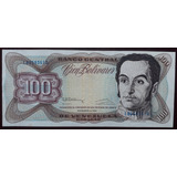 Venezuela Billete De 100 Bolívares Año 1992.