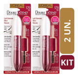 Kit 2x Máscara Cílios Rímel L'oréal Paris Double Extend