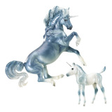 Serie Tradicional De Breyer., Azul, Blanco, Gris