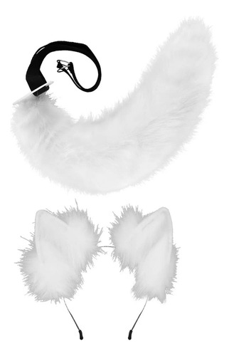 Faux Tail Fox Furry Fácil De Usar Orejas De Clip For