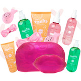 Kit Skincare Completo Adolescente Teen Meninas Melu Corporal