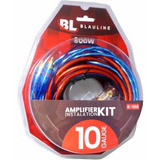 Blauline Kit Cables 10 Gauges Para Potencia Simil Monster