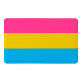 Tapete Para Quarto Bandeiras Lgbt Estampado 60cm X 40cm Cor Pansexual