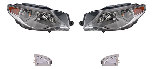 Cuartos Y Faros 4 Pzas Depo P/volkswagen Passat Cc 09-12