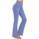 Pantalones Acampanados Mujer, Pantalones De Yoga Con