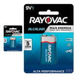 2 Baterias Alcalinas 9v Rayovac 2 Cart