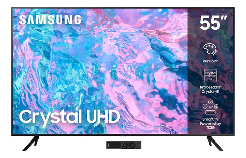 Samsung Pantalla 55  4k Uhd Smart Tv