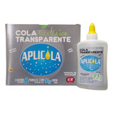 Kit 6 Cola Escolar Transparente Slime Ecologica 90g Aplicola