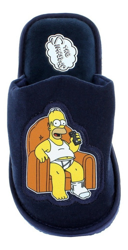 Arra Pantufla Simpsons Marino Para Hombre 79678