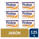 Protex 6pack Jabón Antibacterial Avena 6x125gramos 