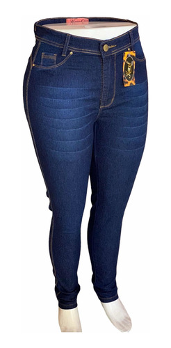 Calça Jeans Preta Ou Variadas Cores Plus Size 