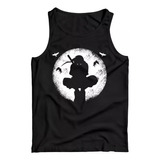 Camiseta Regata Itachi Uchiha Camisa Naruto Anime