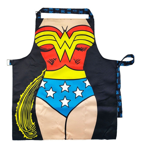 Delantal De Cocina Wonder Woman Mujer Maravilla Dc