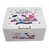 Friend Sanrio Hello Kitty Bonita Caja Con Tapa Abierta De U.