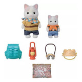 Calico Critters Gatos Latte Exploradores / Sylvanian Familie