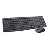 Kit Teclado + Mouse Logitech Mk235 Inalambrico Wireless Usb