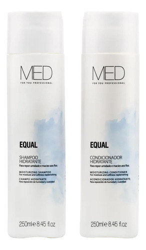 Kit Sh + Cond. Mediterrani Equal Med For You - 250ml Cada