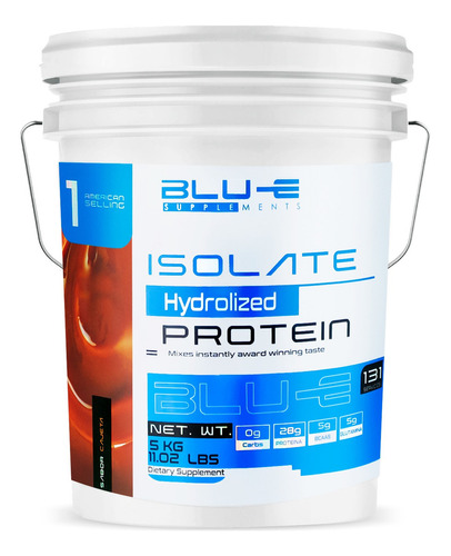 Proteína Whey Hidrolizada Isolate Blu-e 5 Kg Sabor Cajeta