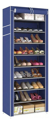 9 Casillas Económico Rack Metálico Zapatera Perchero Muebles