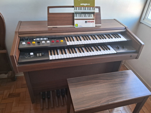 Órgão Yamaha Electone C/ Banqueta Funcionando R$ 4.000