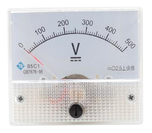 2 Medidores Analógicos 85x1, Voltímetro, Voltímetro Corri