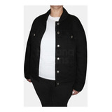 Campera De Jean Nahana Negra Elastizada