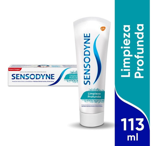 Sensodyne Pasta De Dientes Limpieza Profunda Uso Diário113g