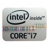 Sticker Intel Core I7 2th-3th Generación Silver-plateado