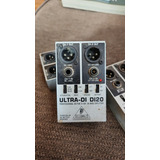 3 Unid Behringer Direct Box Ativo 2 Canais Di20 9v - 48v