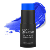 Wismee Barra De Pintura Facial Azul Neón Uv, Ojo Azul, Neg.