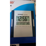Reloj De Pared Digital Kadio  Con Temperatura Y Alarma 
