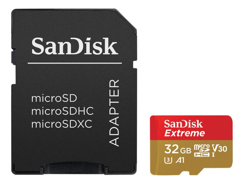 Micro Sd Extreme 32gb 100mbs Sandisk 4k Lacrado