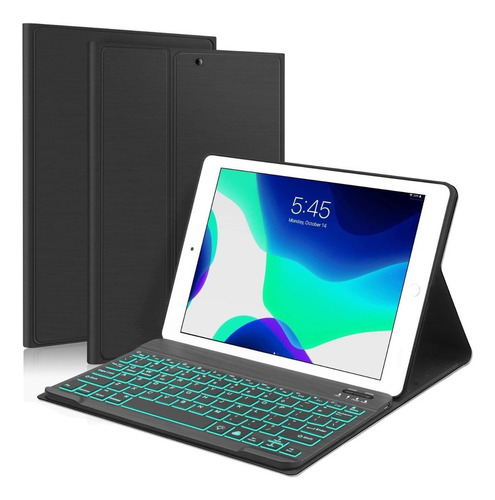 Funda Con Teclado Iluminado For iPad 9.ª Generación 10.2