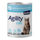 Alimento Húmedo Agility Gato Adult Pouch Lata Sardina 340gx2