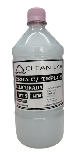 Cera Para Autos Con Teflon Y Siliconas X 1 Lt. Clean Lab
