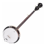 Banjo Americano 5 Cordas Strinberg Wb50 Mahogany Pele Remo