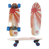 Skate Simulador Surf Hondar Palmeira Completo Montado 74cm