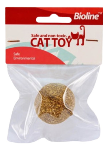 Bioline® Bola Prensada De Catnip 5 Grs. Para Gatos