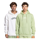 Pack X2 Buzo Hoodie Frizado Oversize Hombre Canguro Capucha 