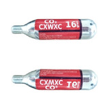 2 Pipetas Co2 Aire Comprimido 16gr Bicicleta Cartucho Despin