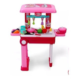 Set De Cocina Maleta 2 En 1 Juguete Infantil Niños