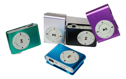 Mini Reproductor Clip Bolsillo Mp3 Portati Musica Recargable