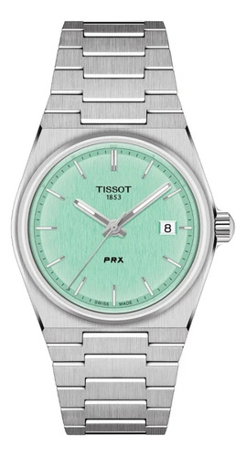 Reloj Tissot 1272101109100 Prx Dama Acero Calendario