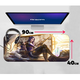 Mouse Pad League Of Legends Lol Caitlyn 90x40 Grande Gamer