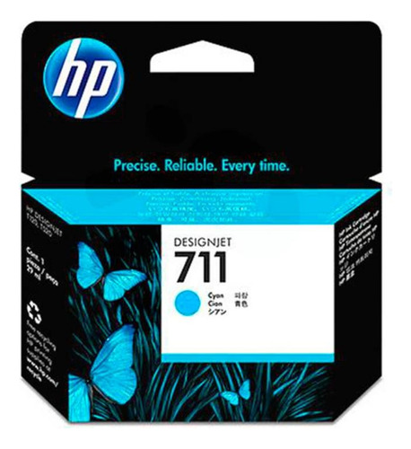 Hp 711 Cartucho Cz130 Cz 130a Cian T120 T520