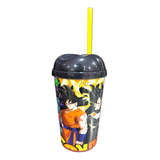 Vaso Pitillo Dragon Ball Botilito Sorpresa Piñata  X12 Und 